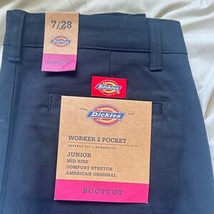 Dickies Black Junior Worker Pants